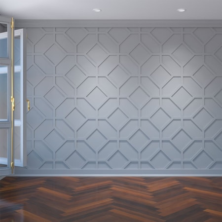 Medium Cameron Decorative Fretwork Wall Panels In Architectural PVC, 25 5/8W X 15 3/8H X 3/8T